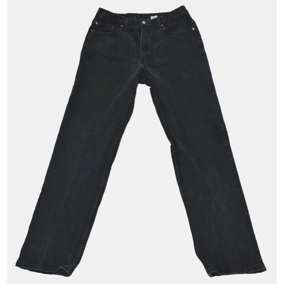 Levis 550 Men's Jeans Size 36x36 Black Straight Leg Denim Relaxed Fit Vintage - Picture 2 of 16
